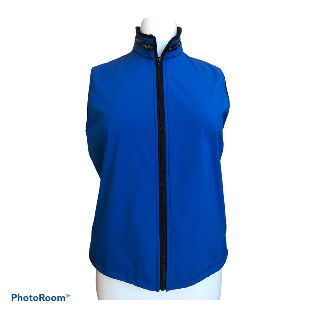 Black Crater Royal Blue Dog Bone Collar Vest - Picture 2 of 8